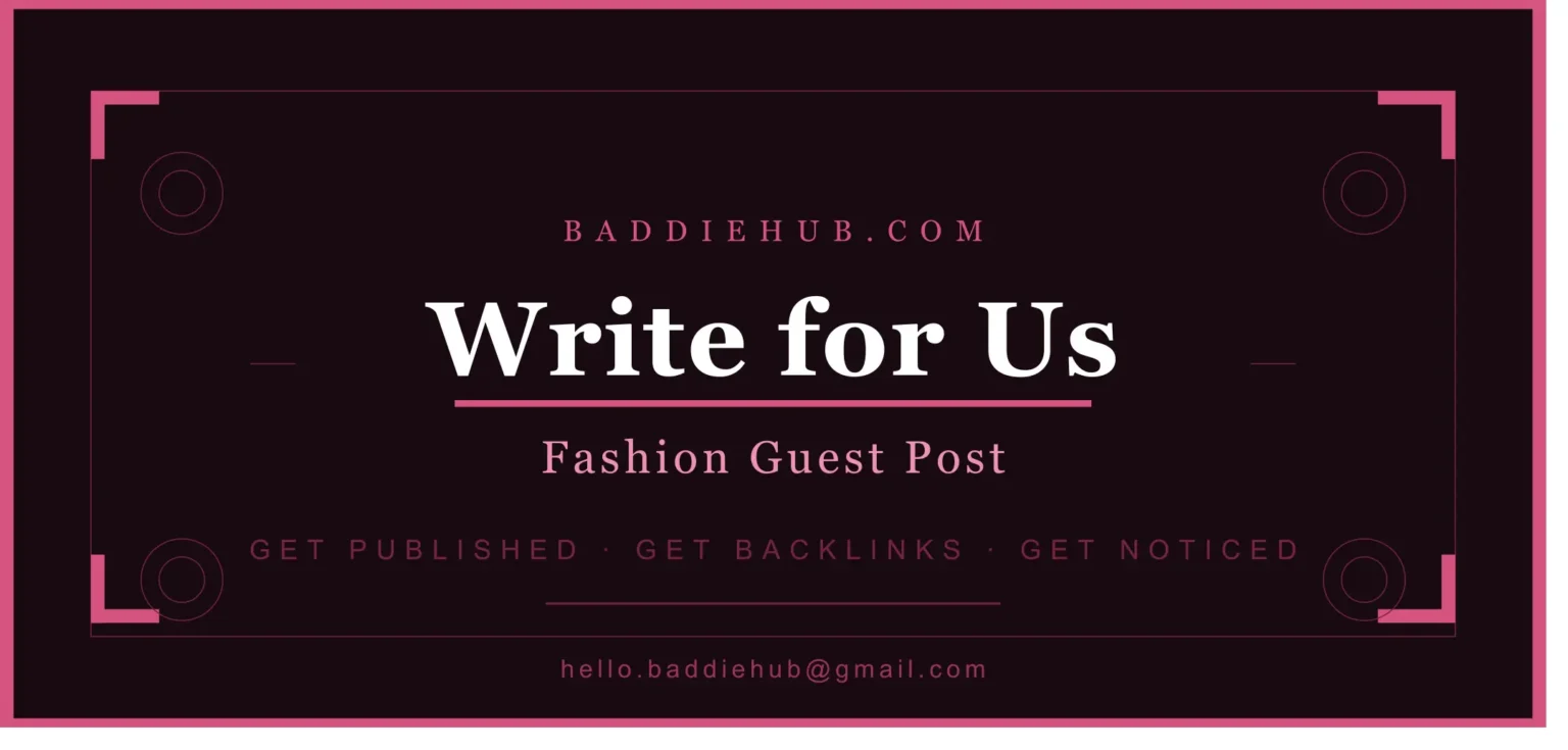 write for us fashion
